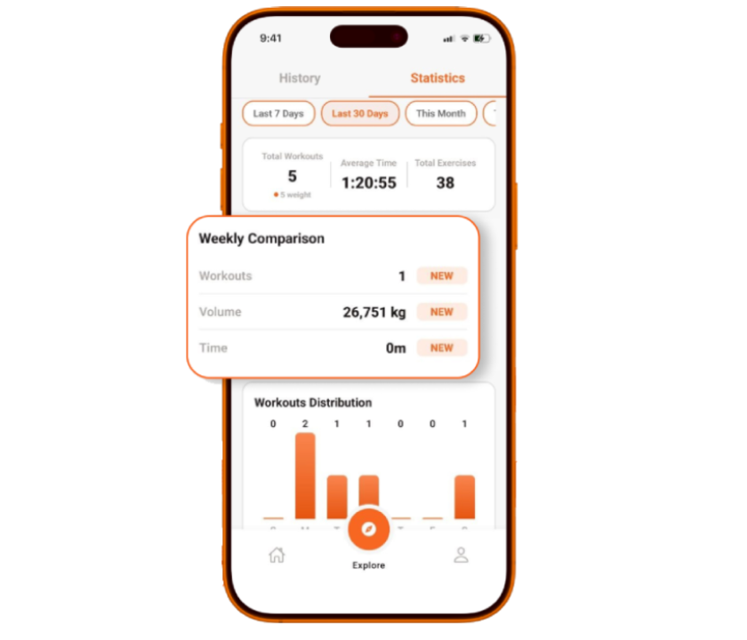 1RM.fit app screen